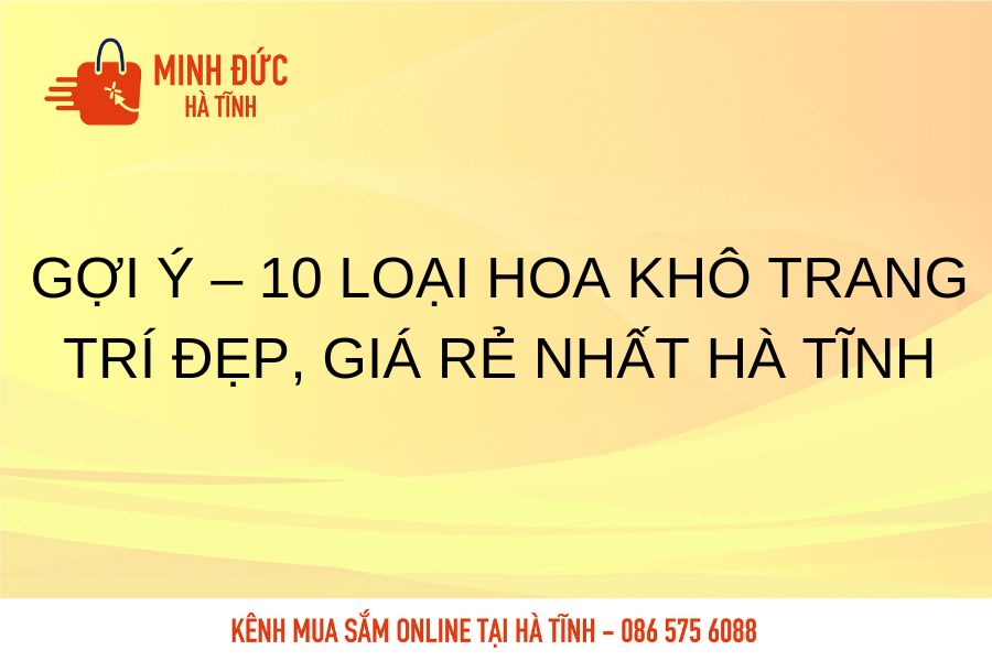Goi y 10 loai hoa kho trang tri dep gia re nhat Ha Tinh