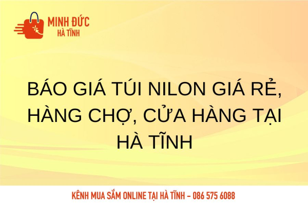 Báo Giá Túi Nilon giá rẻ, hàng chợ, cửa hàng tại Hà Tĩnh