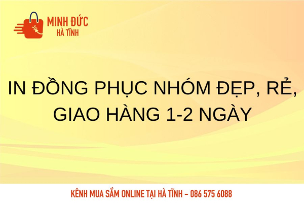 In đồng phục nhóm đẹp, rẻ, giao hàng 1-2 ngày