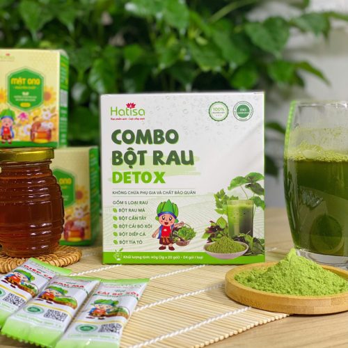 Hatisa - Combo bột rau detox hatisa