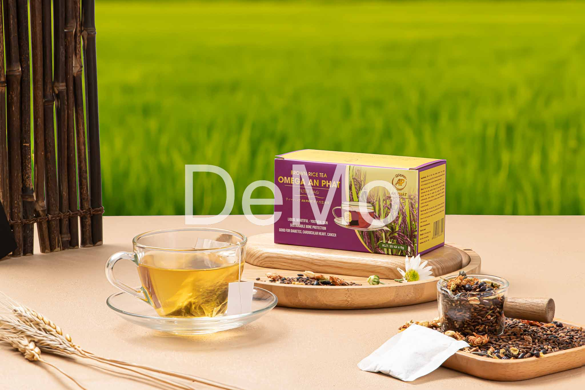 Trà gạo lứt Omega An Phát (túi lọc)